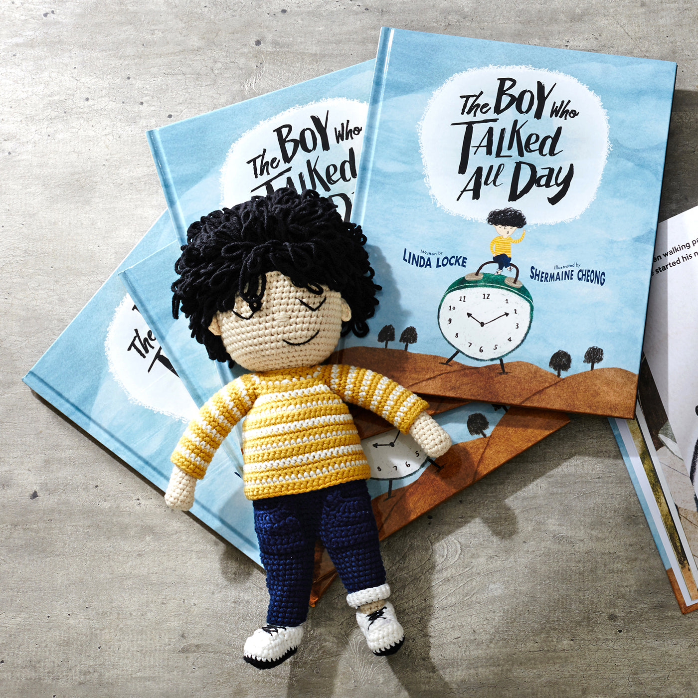 *Special Offer* The Boy Who Talked All Day & Talk Talk Boy (1 Book & 1 Soft Toy)